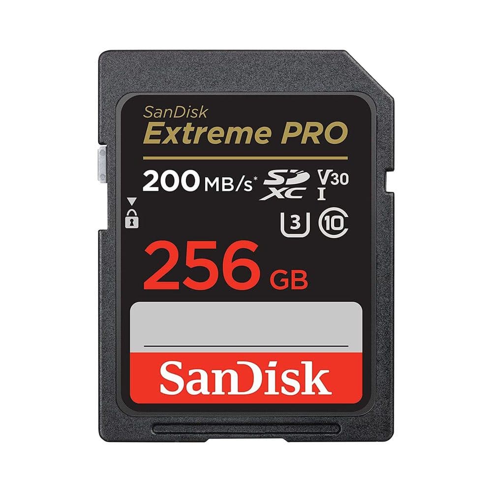 SanDisk Memoria Sd Extreme Pro 200 C10 U3 V30 256GB