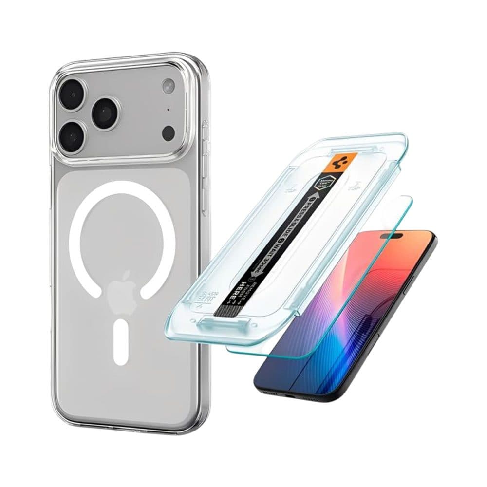 Apple Kit De Capa Protetora Spigen Protetor De Tela iPhone 17 Pro