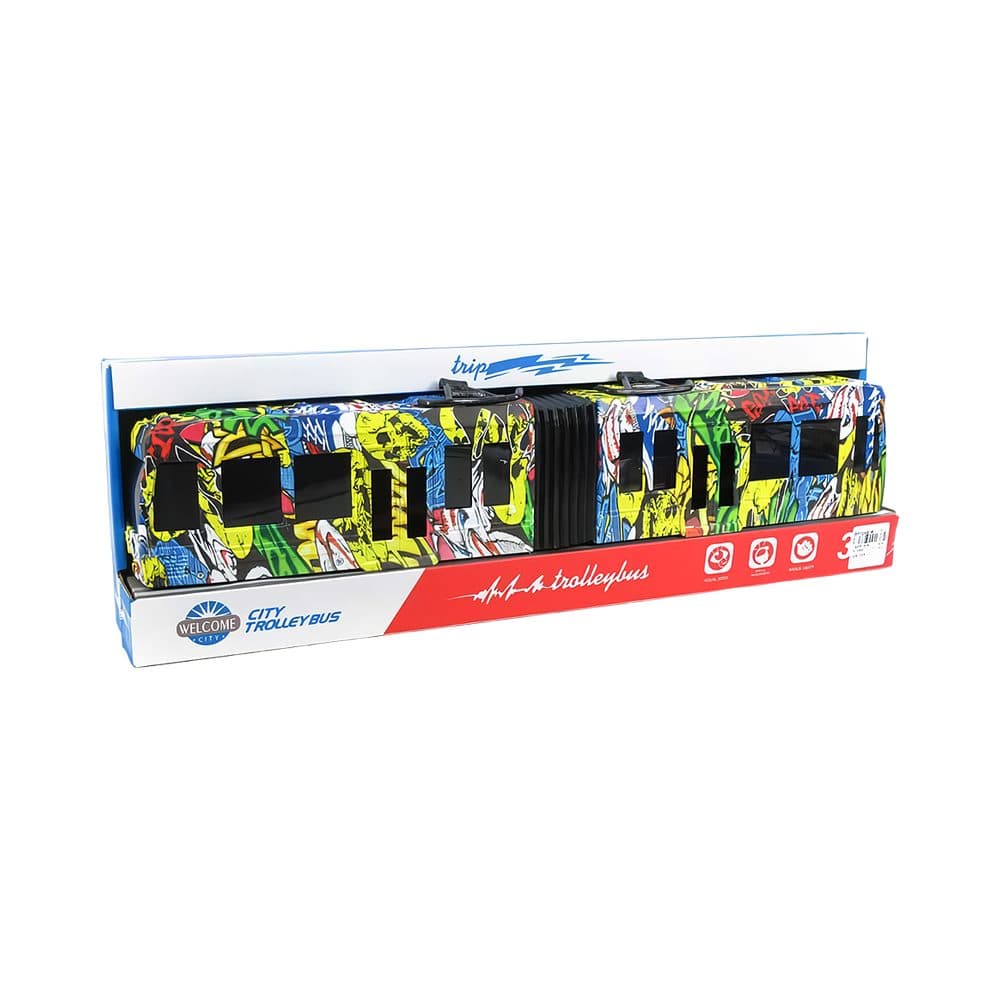 Brinquedo Friccao City Trolley Bus