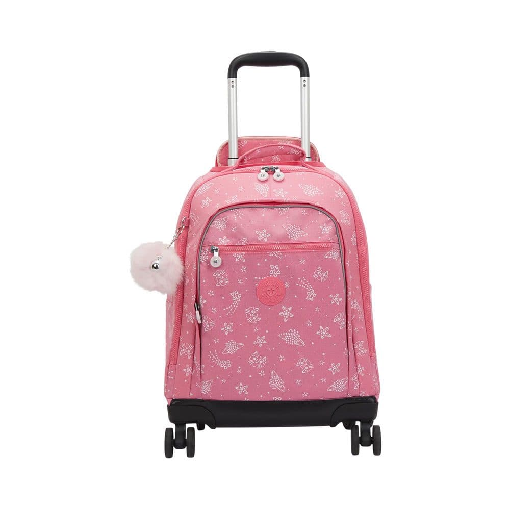 Mochila Rodas Kipling Zea Glitter Cats