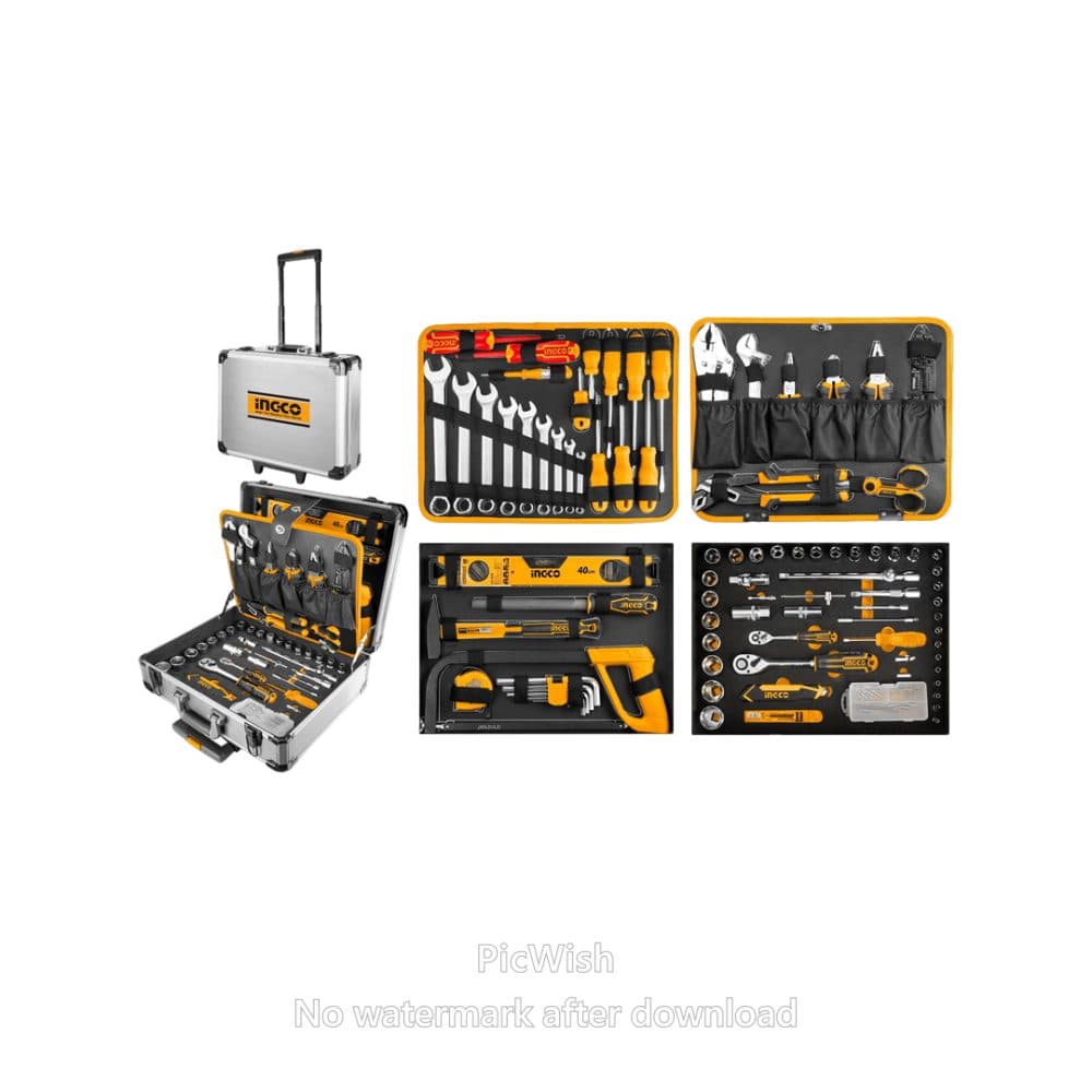 Caixa De Ferramenta Ingco Metalico 147PCS