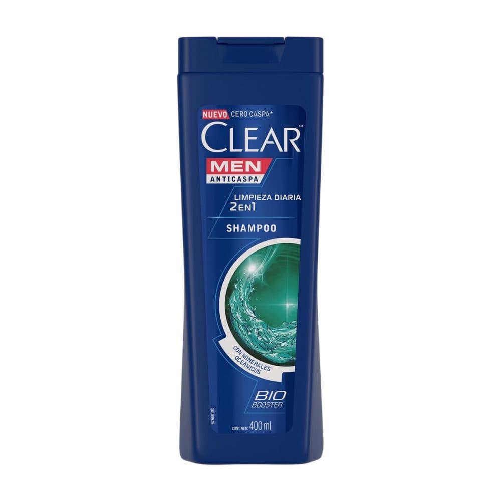 Shampoo Clear Anticaspa Limpieza Diaria 400ML