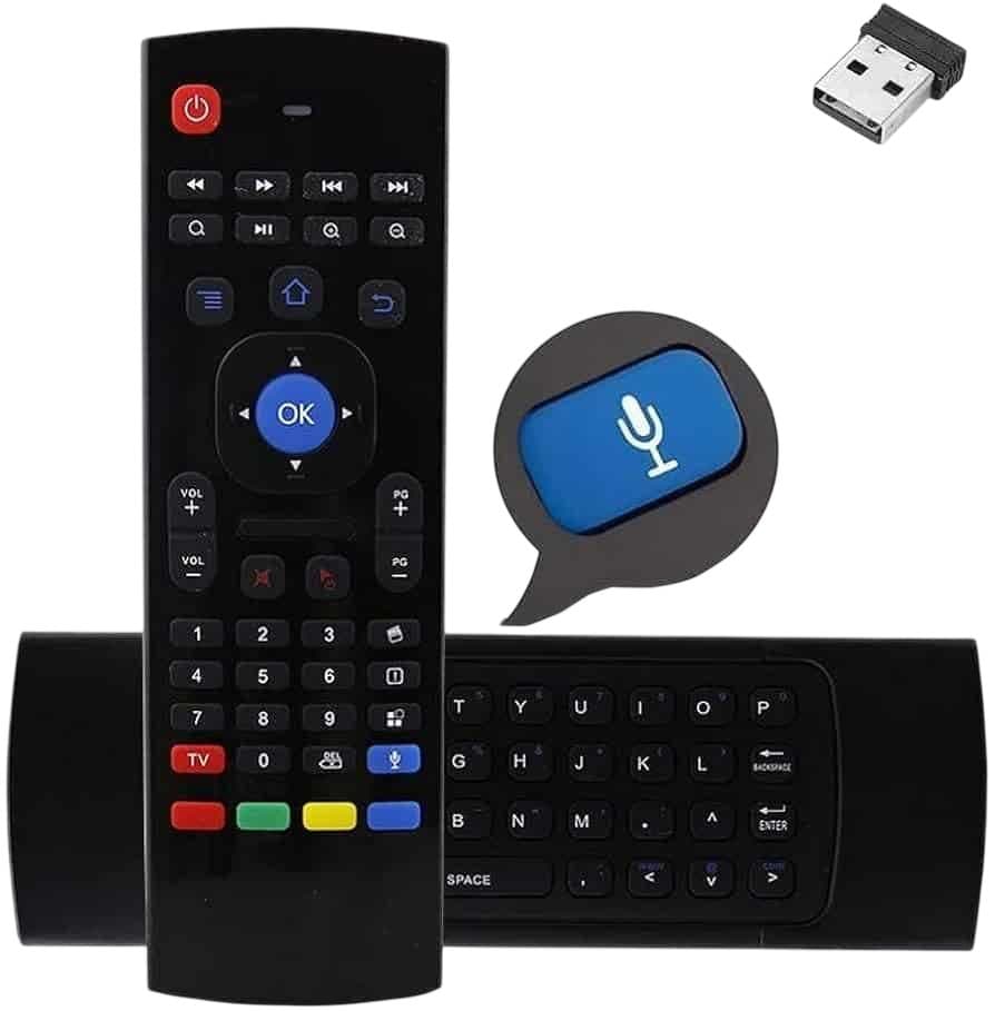 Controle Universal Air KB3 Mouse Voz 2 4G 10MTS