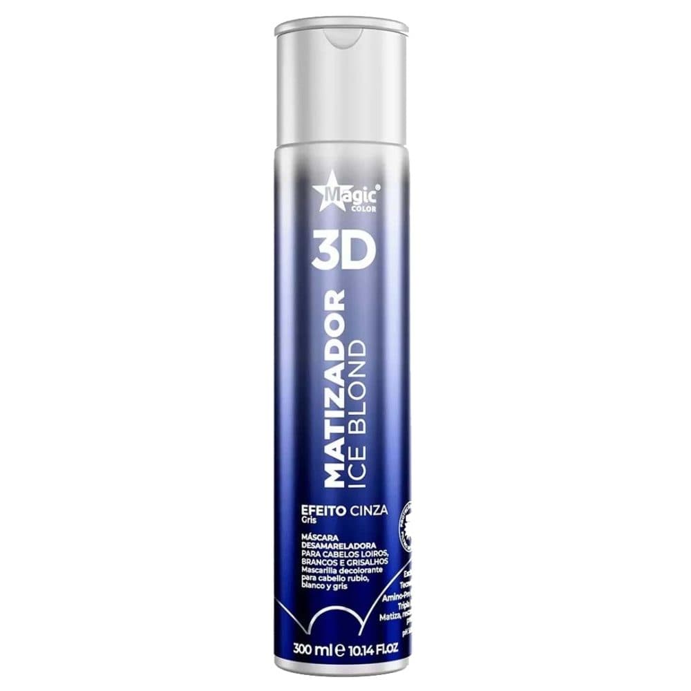 Mascara Magic Gloss Matizador 3D Ice Blond Efeito Cinza 500ML