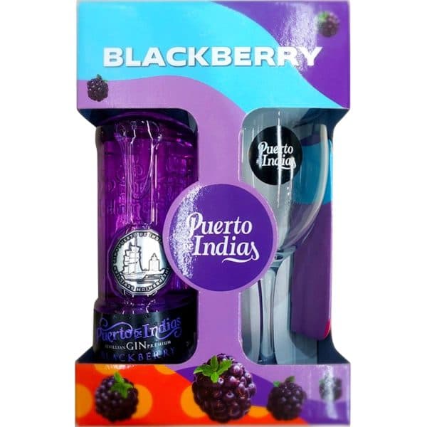 Beb Gin Esp Puerto De Indias Blackberry Copo 700ML