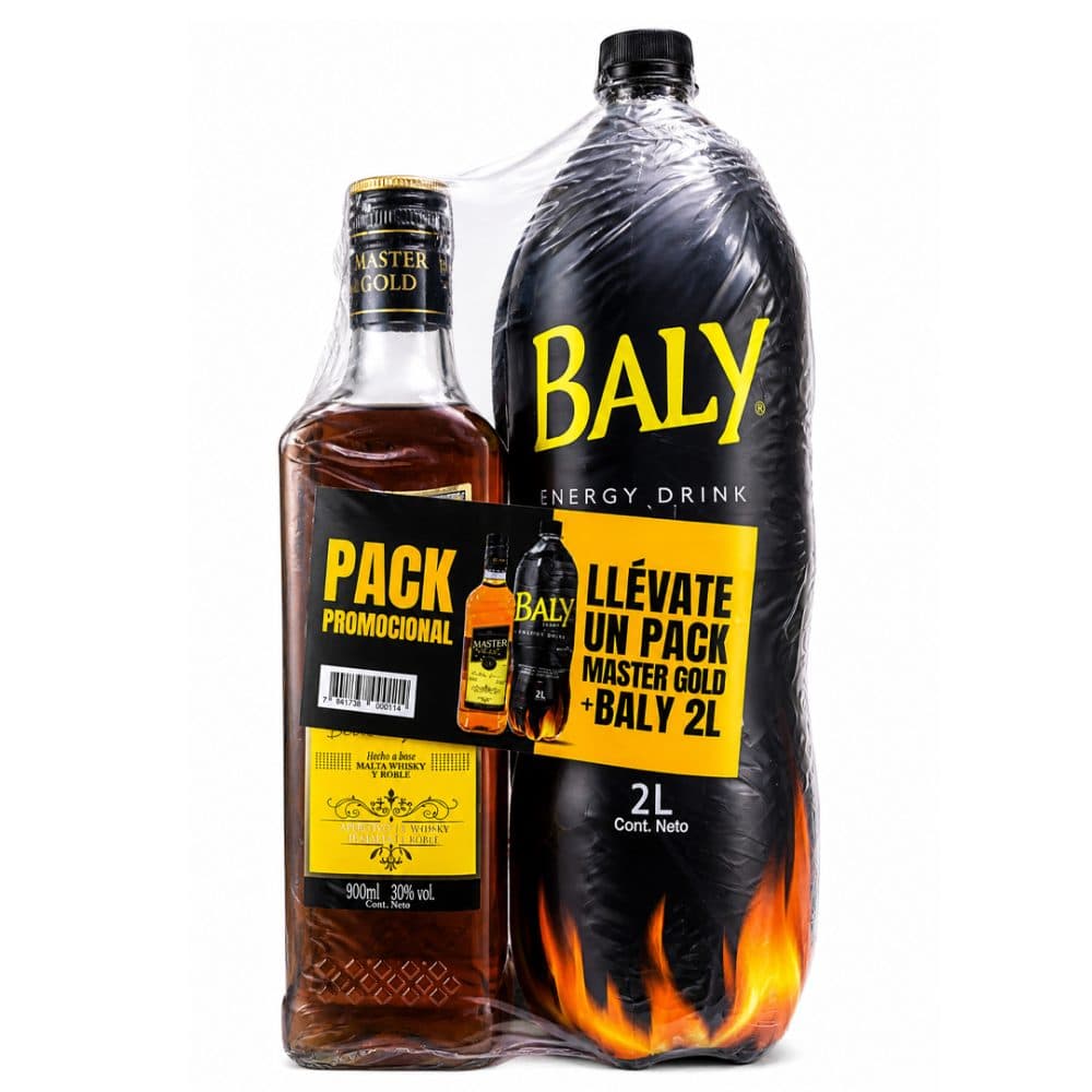 Beb Whisky Brasil Master Energizante Baly 2LT 900ML