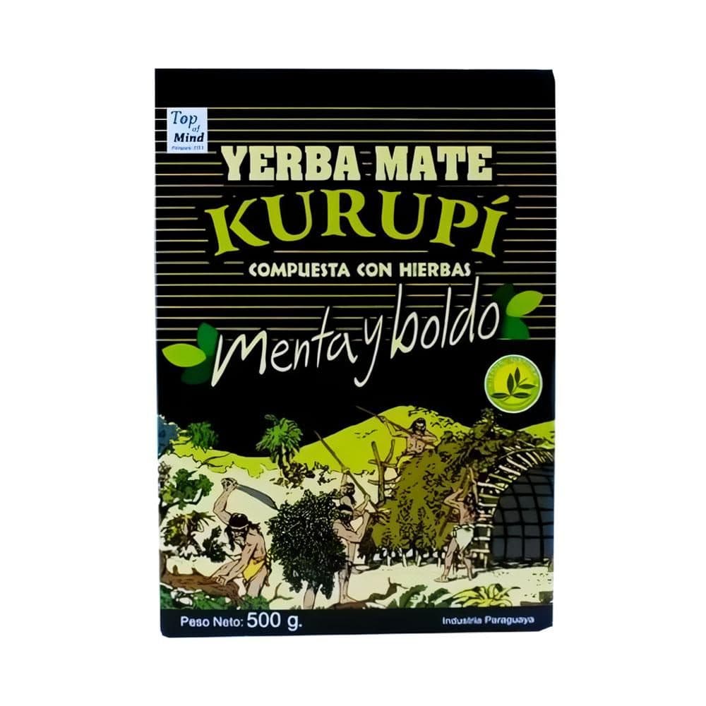 Erva Mate Kurupi Menta Boldo Lata
