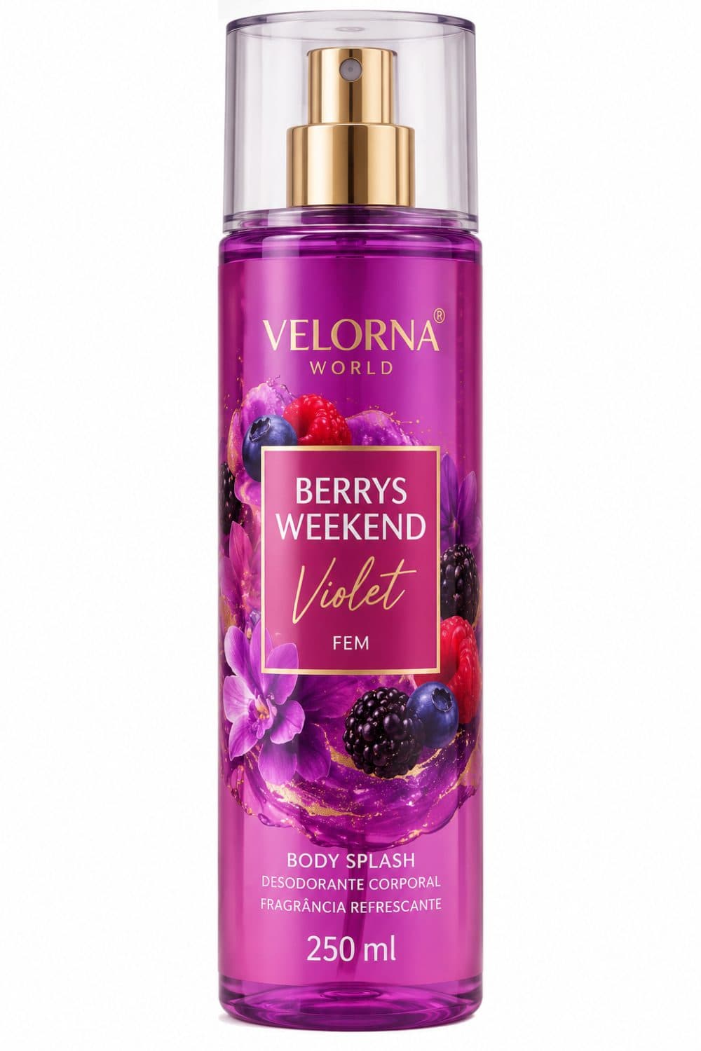 Verlorna World Berrys Weekend Violet 250ML Feminino