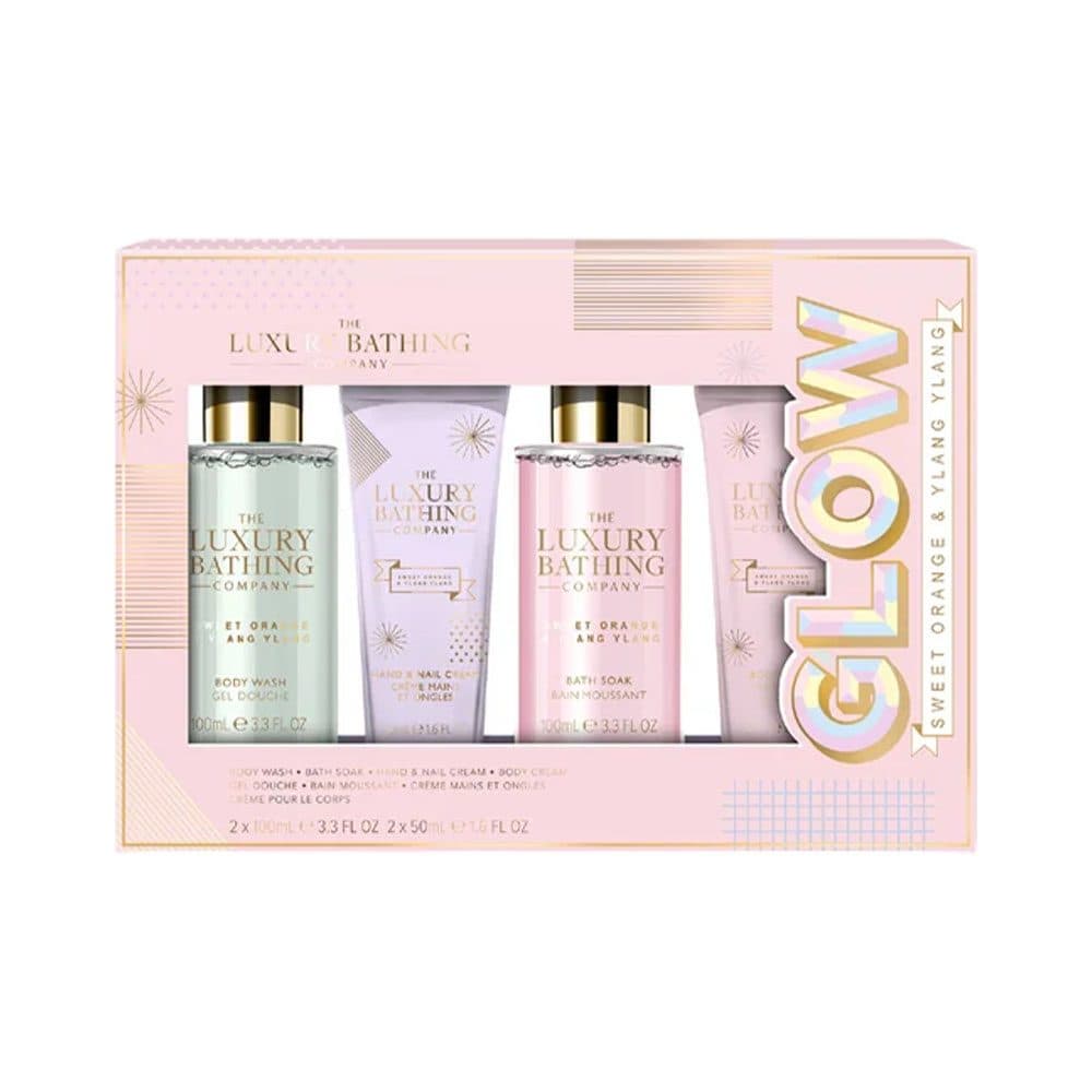 Set Cole Beauty The Luxury Bathing Company Glow Sweet Orange Ylang Ylang 4 Pecas