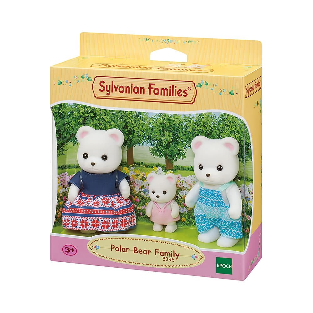 Figuras Epoch Sylvanian Families Familia Do Urso Polar