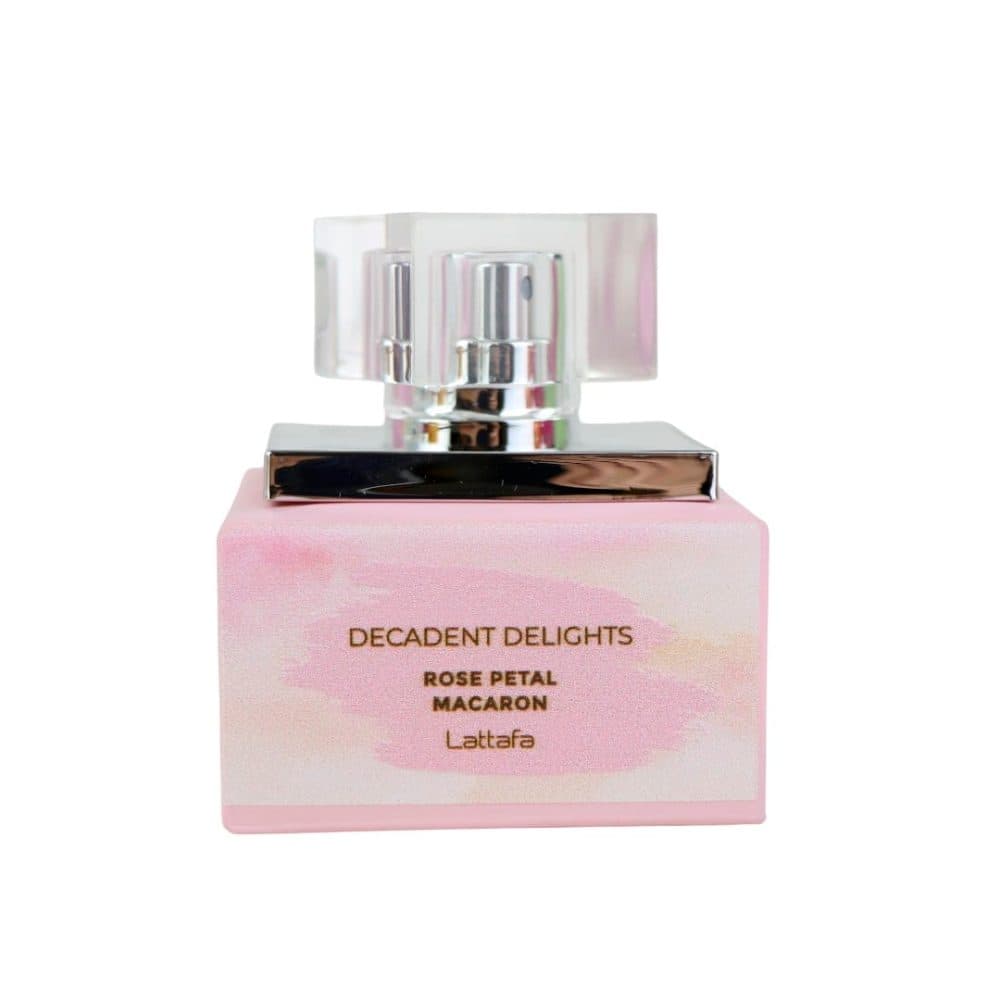 Lattafa Decadent Delights Rose Patal Macaron 50ML EDP Feminino