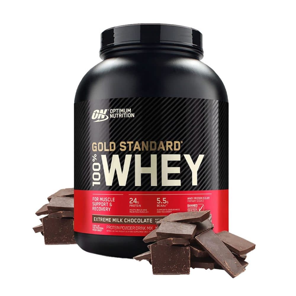 Proteina Optimun Nutrition Standard 100 Whey Extreme Milk Chocolate 5LB