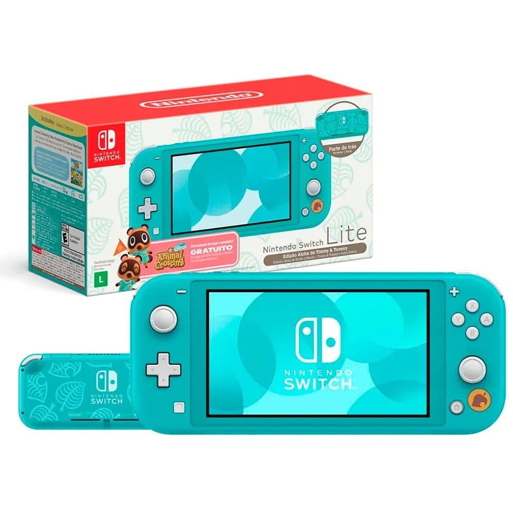 Nintendo Switch Lite Turquesa Animal Crossing