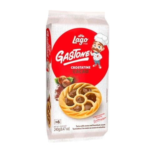 Biscoito Lago Gastone Crostatine Cacao 40G