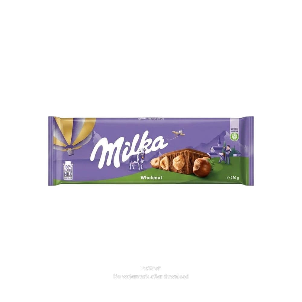 Chocolate Milka Wholenut Barra 250G