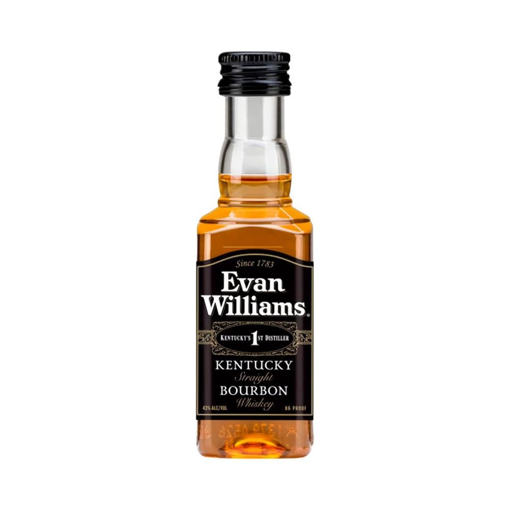 Uisque Evan Williams Kentucky Straight Bourbon 50ML