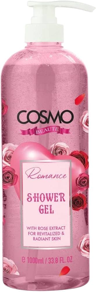 Sabonete Liquido Cosmo Beaute Romance Shower Gel Whit Rose 1LT