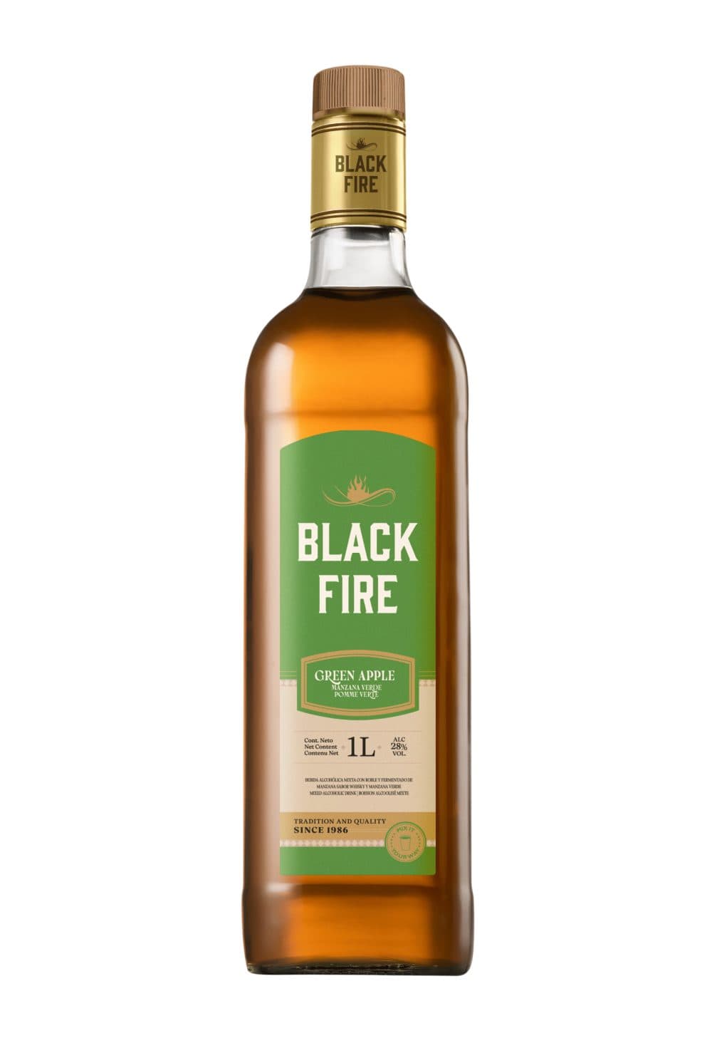 Apple Beb Whisky Fire 1LT