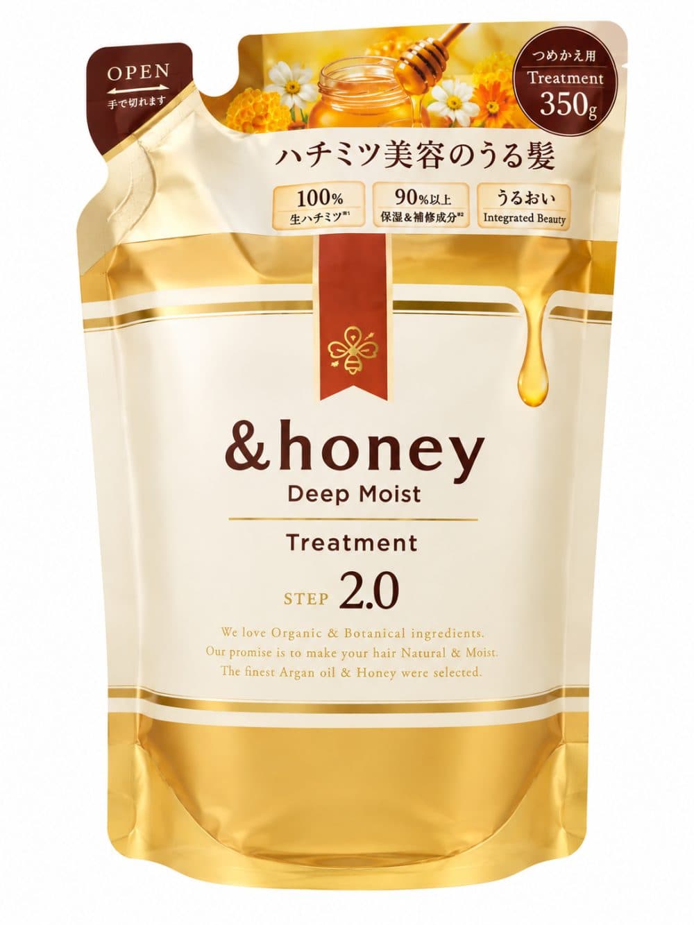 Mascara Honey Deep Moist Step 350G Refil