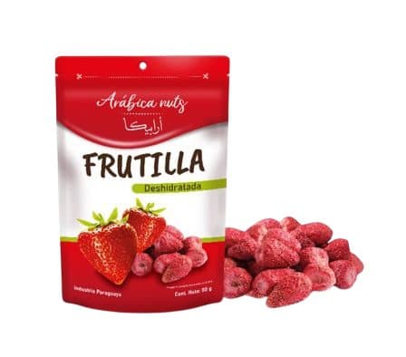 Mix Arabica Nuts Morango Deshidrada 50G