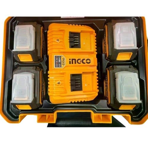 Bateria Ingco Kit X4 4 0AH Carr Duplo
