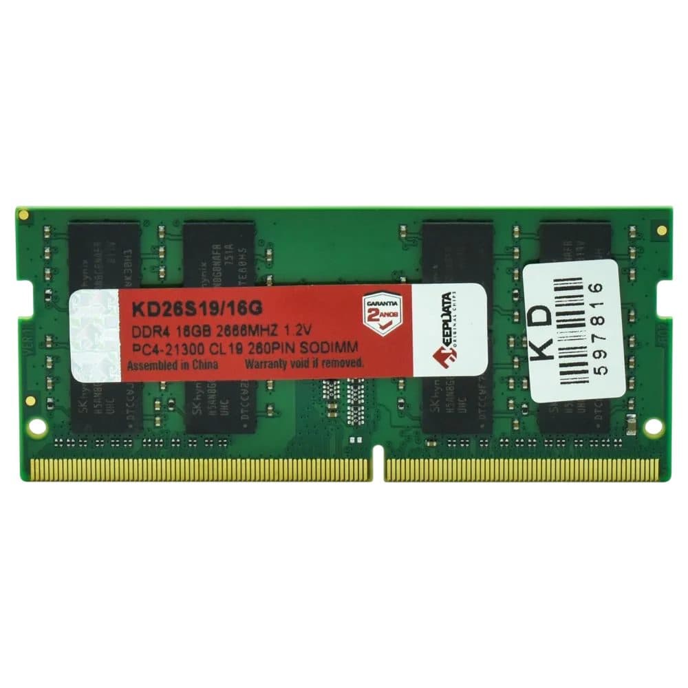 Keep Data Memoria Nb DDR4 Keepdata KD26S19 16G