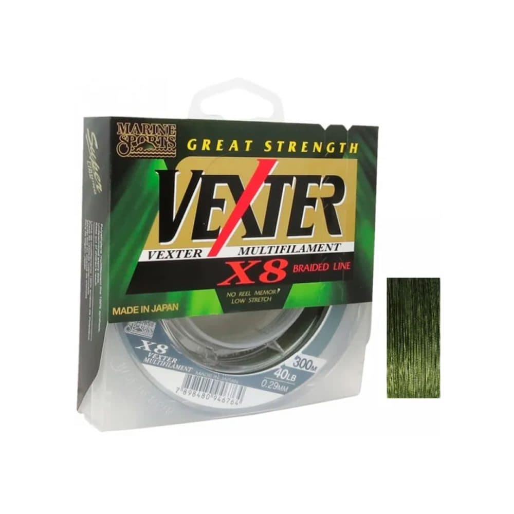 Lina De Pesca Marine Sports Vexter Dyneema Multifilamento X8