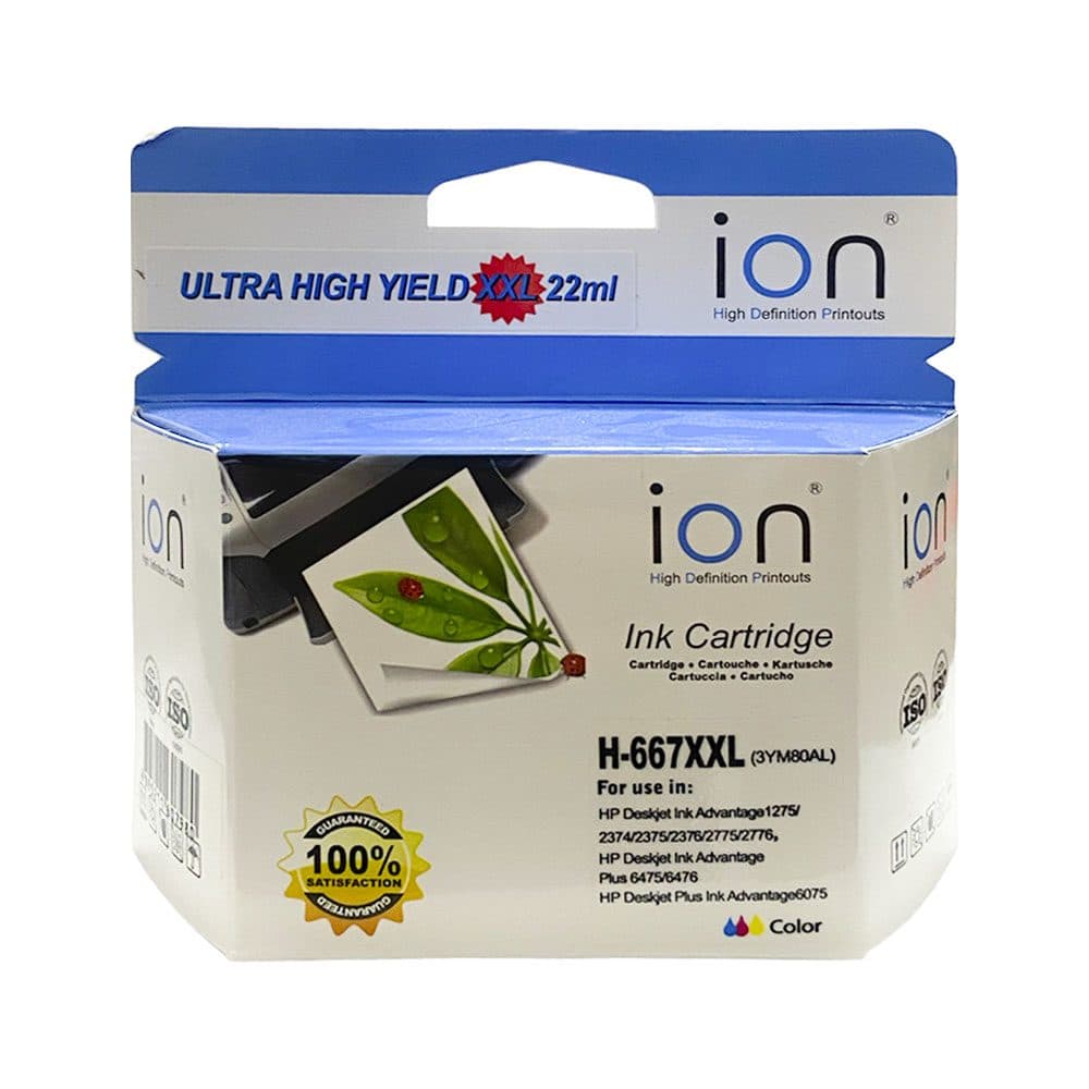 Cartucho Ion 667 Xxl Cor