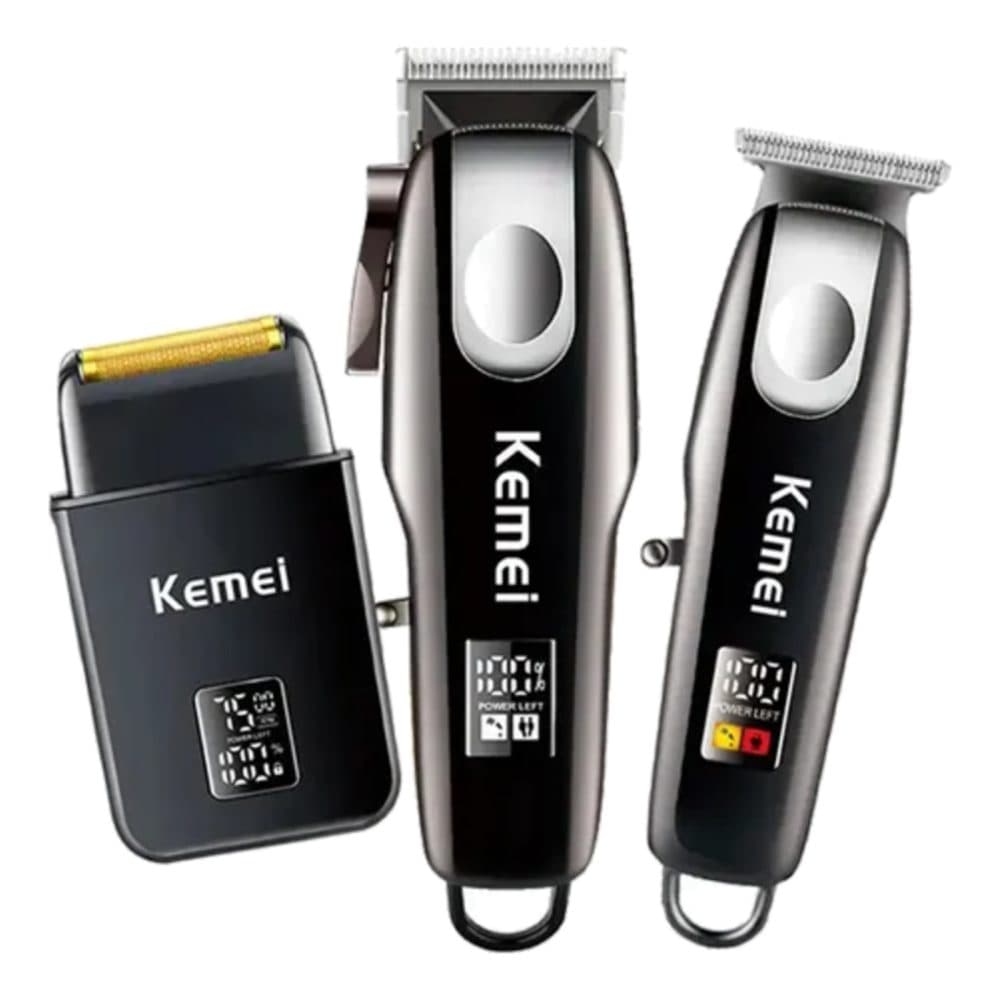 Barbeador Kemei 3 In 1 Bivolt