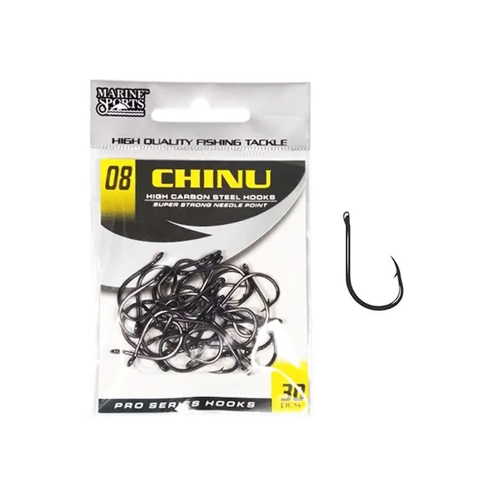 Anzuelo Marine Sports Chinu 0 8 30 Unidades