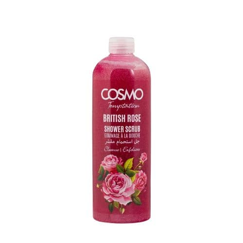 Cosmo Exfoliante Temptation British Rose Shower Scrub 1LT