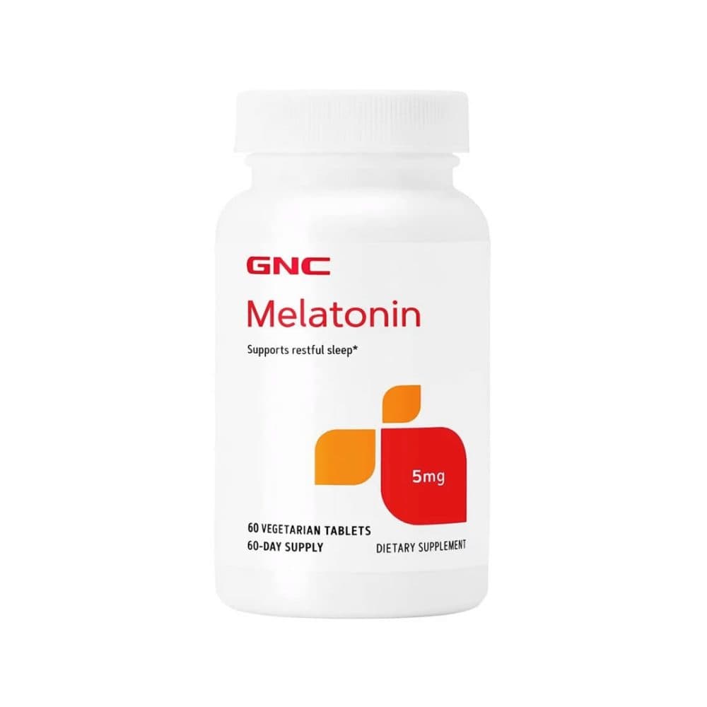 Vitamina Gnc Melatonin 5MG 60 Capsulas