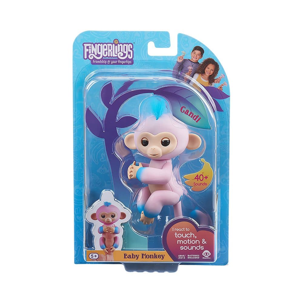 Figura Interativa Fingerlings Baby Monkey Candi