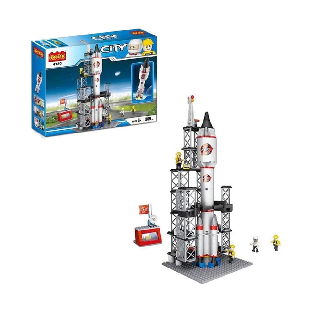 Bloques De Construccion Cogo Educativos Ensamblar City Base 309 Piezas