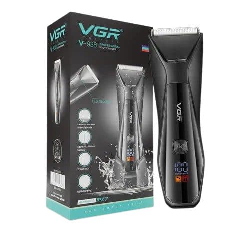 Corta Pelo Vgr 938 Preto Bivolt Recarregavel