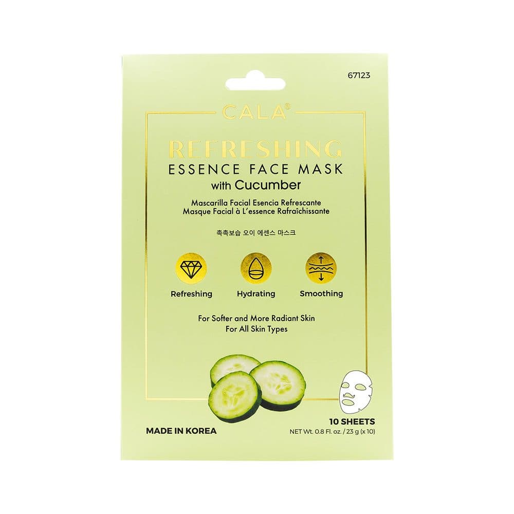 Mascara Facial Cala Refreshing Cucumber 10 Pecas