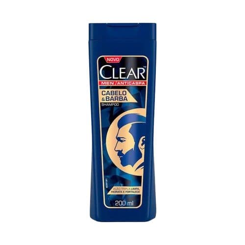 Shampoo Clear Cabelo Barba 200ML