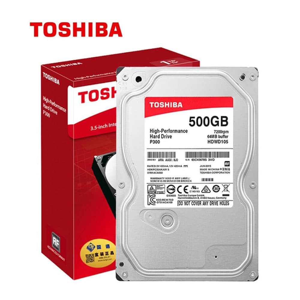 Disco Duro Interno Toshiba 500GB