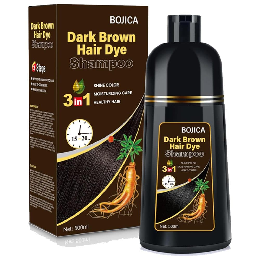 Shampoo Dexe Ginseng Black Hair Dye 500ML