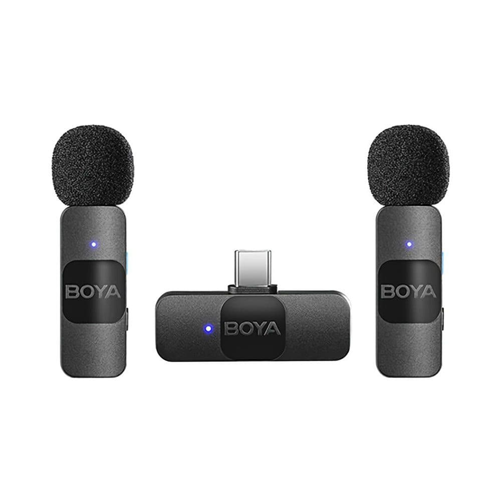 Microfone Sem Fio Boya By V20 2 Tx 1 Rx