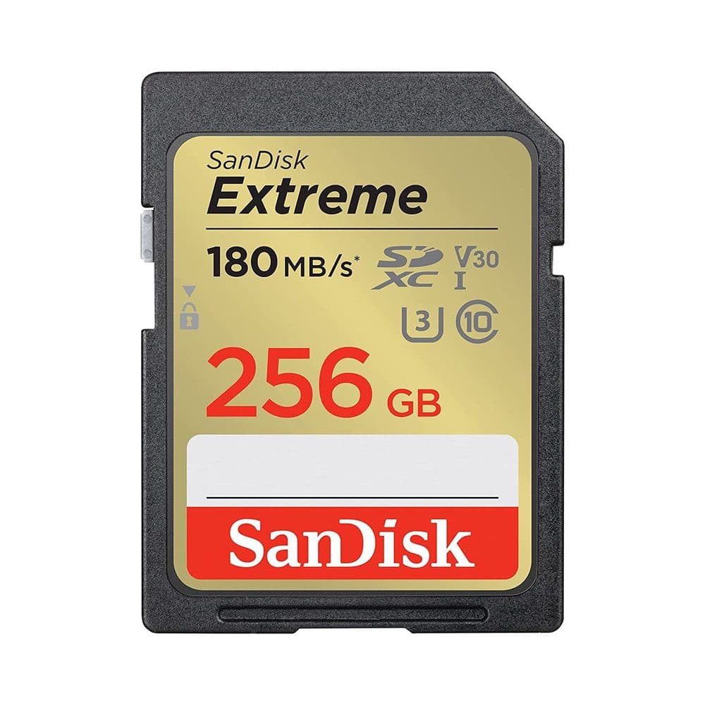 SanDisk Memoria Sd Extreme 180 C10 U3 V30 256GB