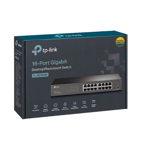 TP-Link Hub Switch 16P Bivolt 100GB