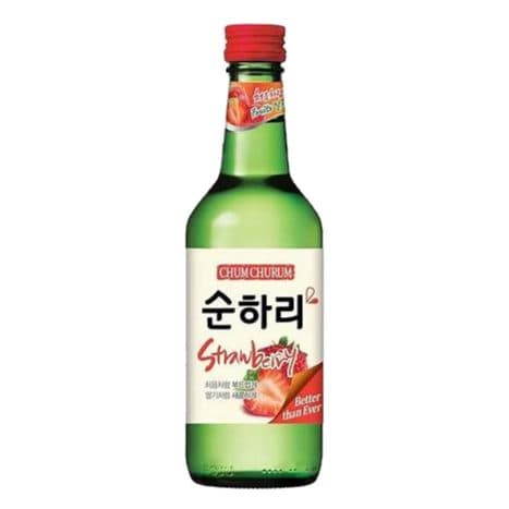 Soju Coreano Chum Churum Soonhari Morango 360ML