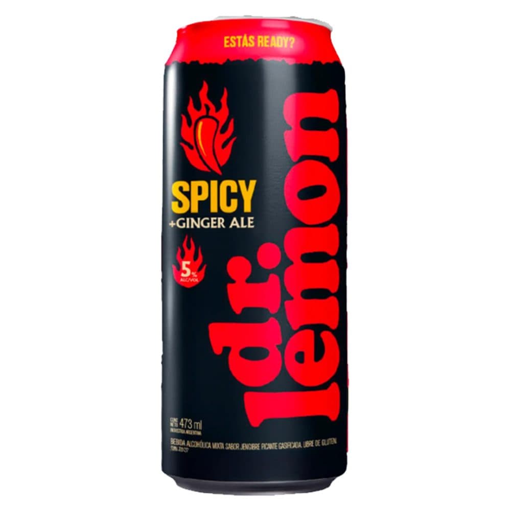 Beb Coctel Dr Lemon Spyce Ginger Ale Lata 473ML