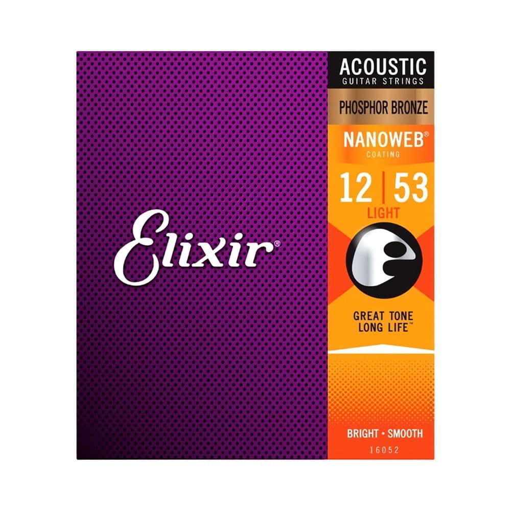 Cordas Para Violao Acustico Elixir Nanoweb