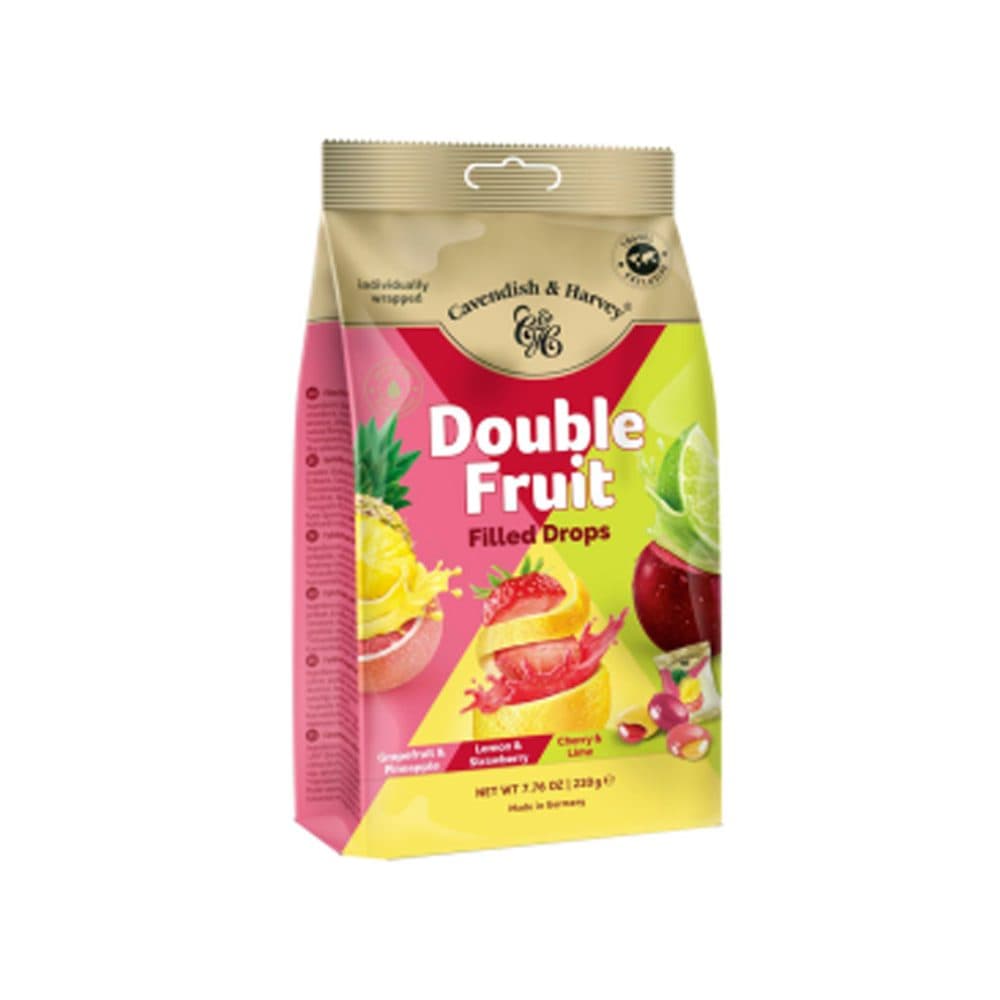 Bala De Frutas Cavendish Harvey Double Fruit Filled 220G