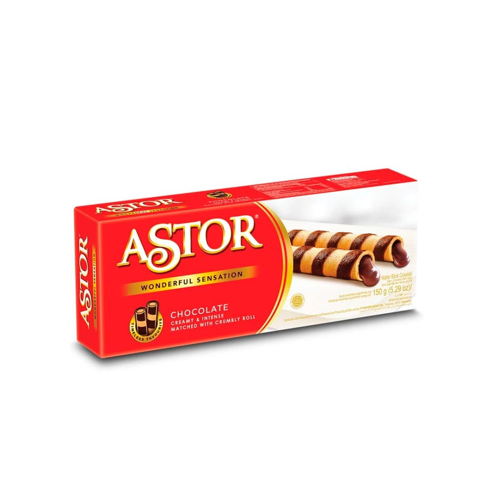 Chocolate Wafer Stik Astor Wonderful Sensation 150G