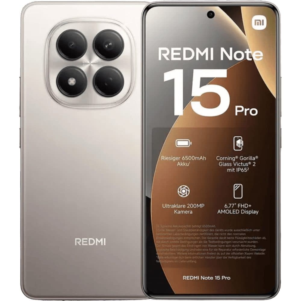 Xiaomi Redmi Note 15 Pro 4G 256GB Titanium