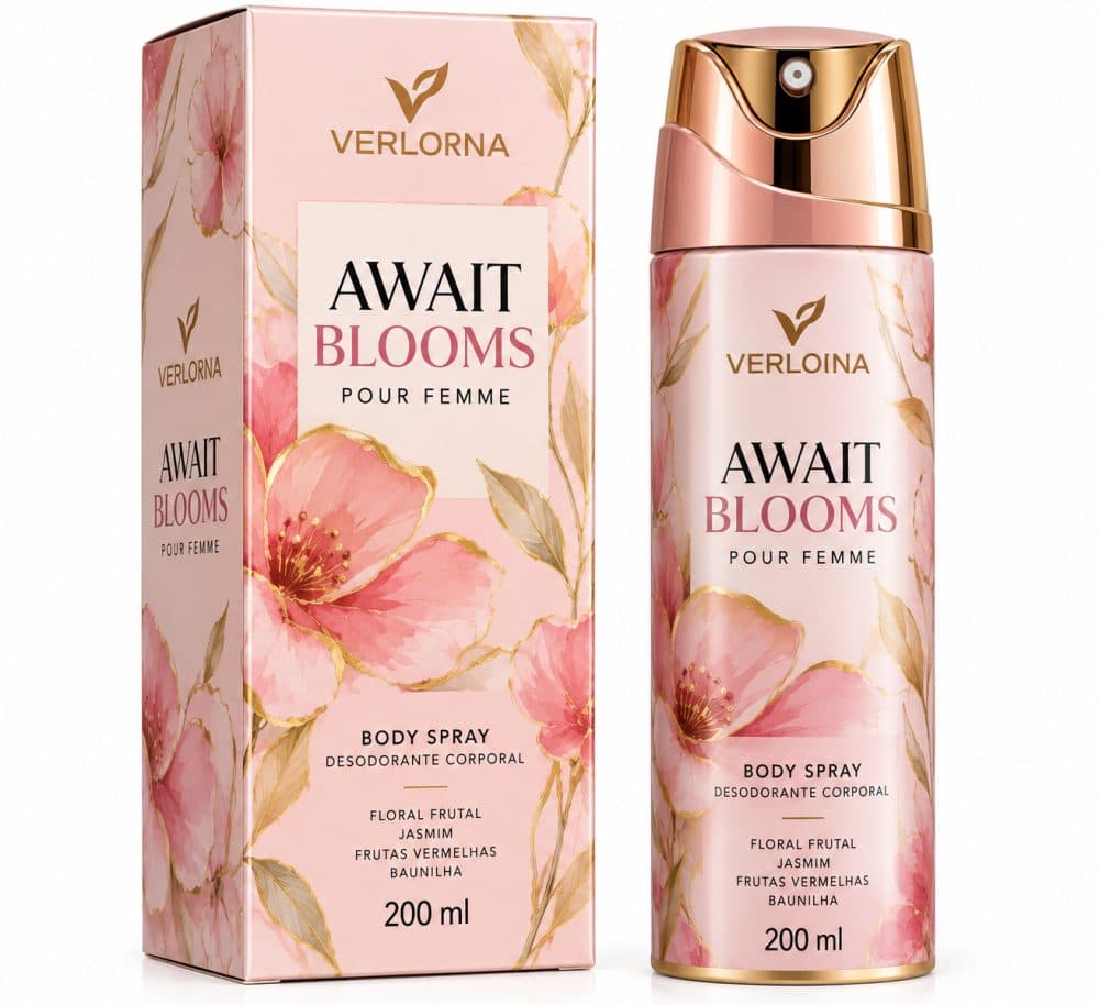 Deo Verlorna Await Blooms 200ML Feminino