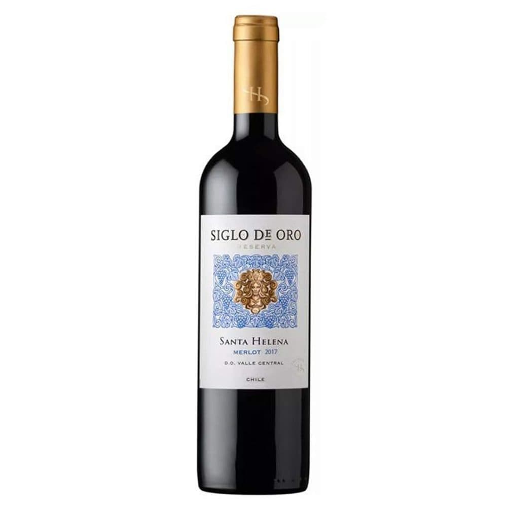 Vino Tinto Chileno Santa Helena Siglo De Oro Merlot 750ML